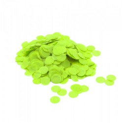 Confetti hartie rotunda Verde Lime 1,8 cm, 15 g, Rocca Fun Factory