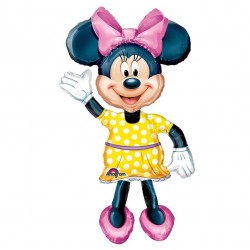 Balon Folie Figurina AirWalker Minnie Mouse, 96 x 137 cm, Amscan 3433101