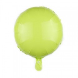 Balon Folie Rotund Verde Pastel Macarons - 45cm, FooCA