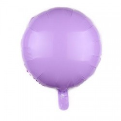 Balon Folie Rotund, Lila Pastel Macarons - 45cm, FooCA