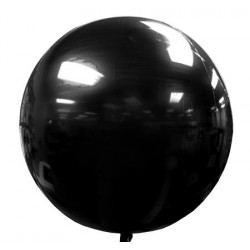 Balon folie Sfera 4D Negru, 56 cm, FooCA