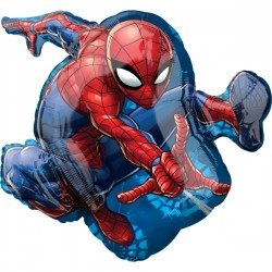Balon figurina folie Spiderman, 43x73cm, Amscan, 3466575