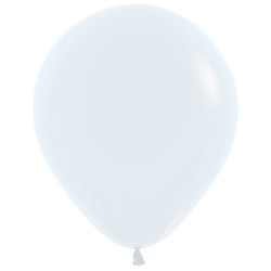 Balon Latex Mini JUMBO 45 cm, Alb SEMPERTEX, R18005