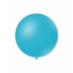 Balon Latex Mini JUMBO 45 Cm pentru decor, 45 cm, Albastru Azuriu , G150 46