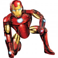 Balon folie figurina Airwalker Iron Man - 93x116cm, Marvel Avengers,...