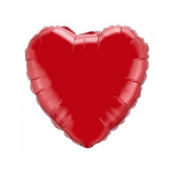 Balon Folie in forma de Inima Rosie - 25cm, FooCA