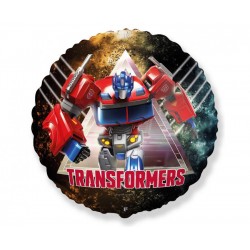 Balon folie rotund Transformers Optimus Prime, 45cm, Flexmetal