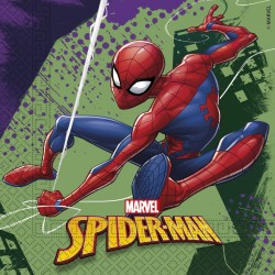 Set 20 servetele Spiderman Team Up - Omul Paianjen, 33 x 33 cm