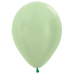 Baloane Latex Verde Perlat, 30 cm, Sempertex, R12430