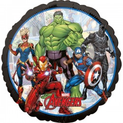 Balon folie metalizata, Razbunatorii - Avengers, 43 cm, Amscan 4070975