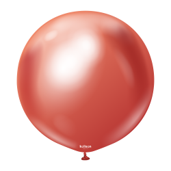 Baloane Mini Jumbo Latex 45 cm, Rosu Cromat, Kalisan 4010