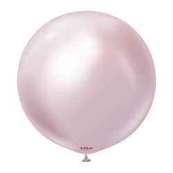 Baloane Mini Jumbo Latex 45 cm, Roz Auriu Cromat, Kalisan 4013