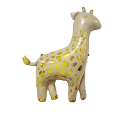 Balon Folie Figurina Girafa White Sand, 115 x 85 cm, FooCA