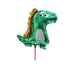 Balon MINI figurina Dinozaur Verde, 20 x 30 cm, FooCA