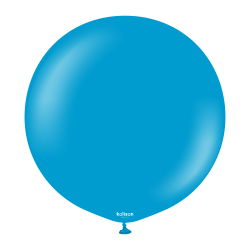 Baloane Jumbo Latex 61 cm, Caribbean Blue, Kalisan 1047