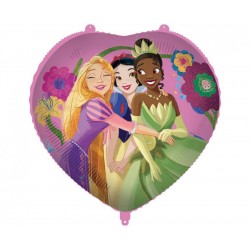 Balon Folie inima cu Printese Disney, 46 cm
