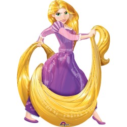 Balon figurina folie AirWalker Rapunzel,        101x129 cm,      Amscan...