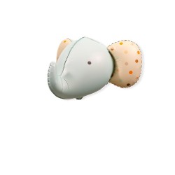 Balon figurina Elefant Gri, 69 x 54, FooCA Matte Collection