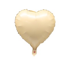 Balon Folie in forma de Inima Caramel, FooCA, 45cm